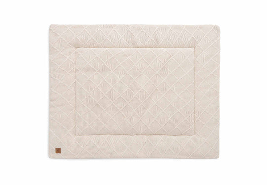 Jollein - Tapis de Parc 75x95cm Check Knit - Oatmeal