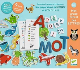 DJECO - Mon grand coffret des lettres - 4 ans +