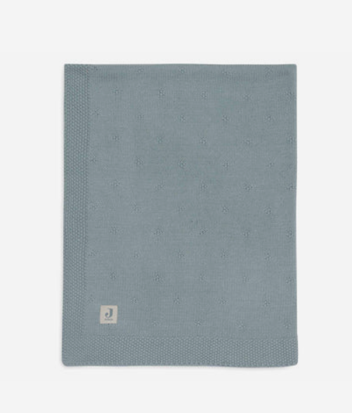 Jollein - Couverture Berceau 75x100cm Cosy Knit - Sea Green