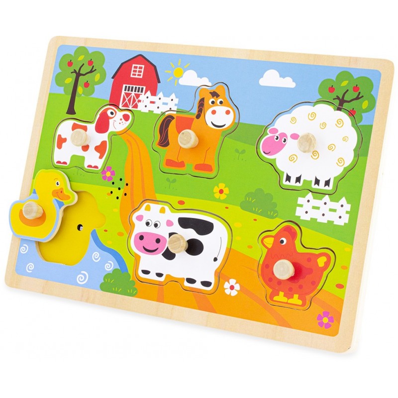 Ulysse Couleurs d'Enfance - Puzzle sonore ferme - 12 mois +