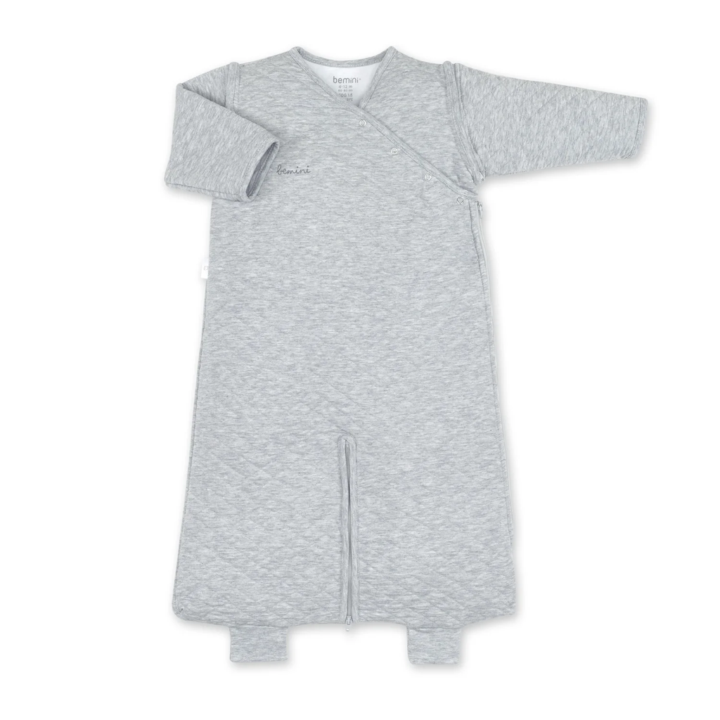 Bemini - Magic bag 4-12M Pady Quilted Jersey - Tog 1,5 - Mix Grey