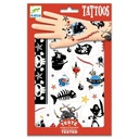 DJECO - Lot de 50 tatouages - Pirates - 3 ans +