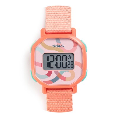 Ticlock by DJECO - Montre Digitale - Pastel Volute