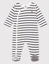 Petit Bateau - Pyjama bébé à rayures en coton bébé