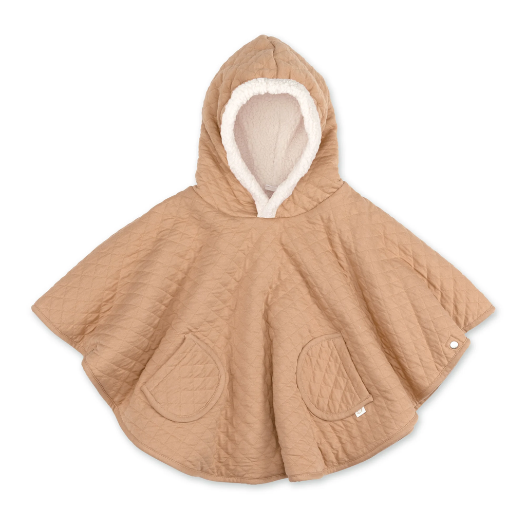 Bemini - Poncho de Voyage 9-36m - Pady quilted + teddy - Beige