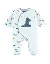 Noukie's - Pyjama dinosaure en velours - Blanc