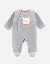 Noukie's - Pyjama Babou en velours - Gris