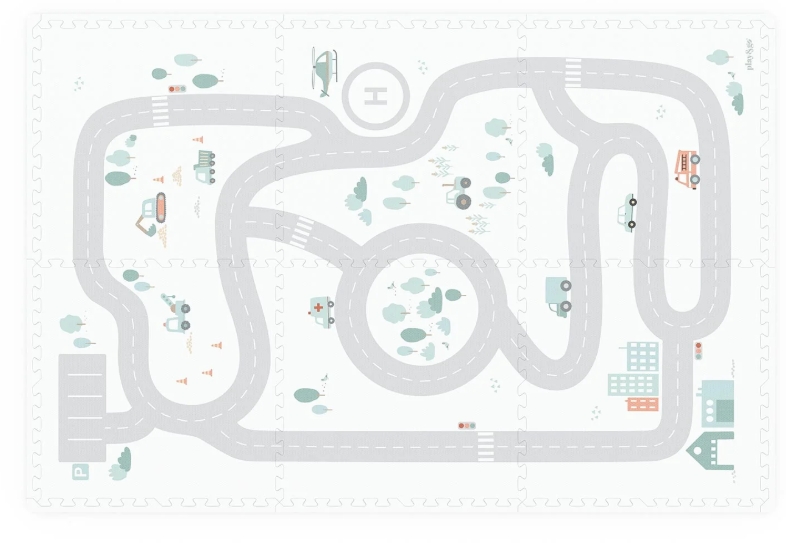 Play&amp;go - Tapis de jeux EEVAA 3-in-1- Roadmap design
