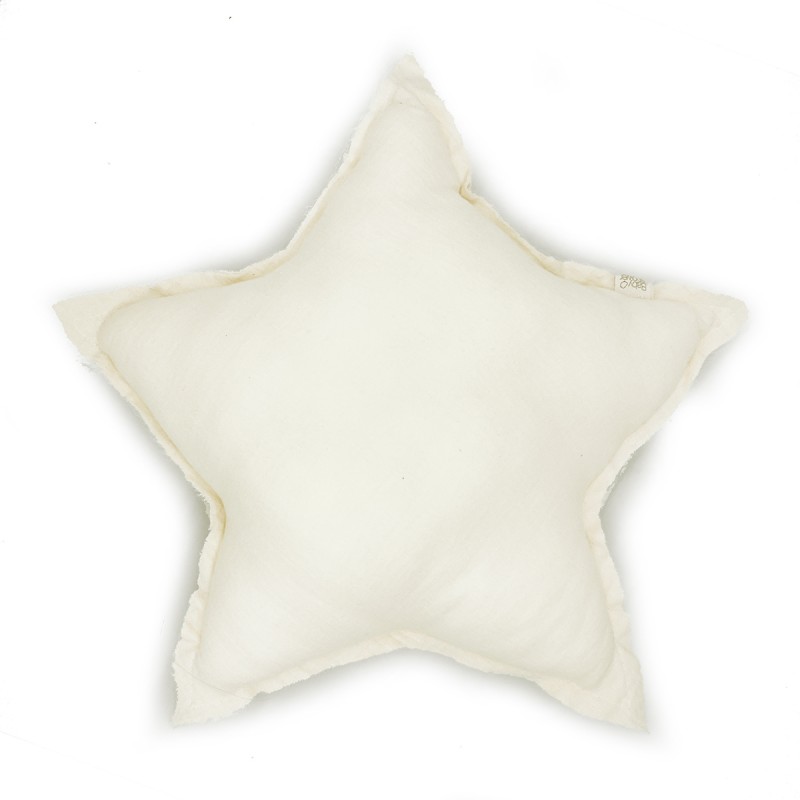 Babyshower - Coussin Star - Ivory Powder