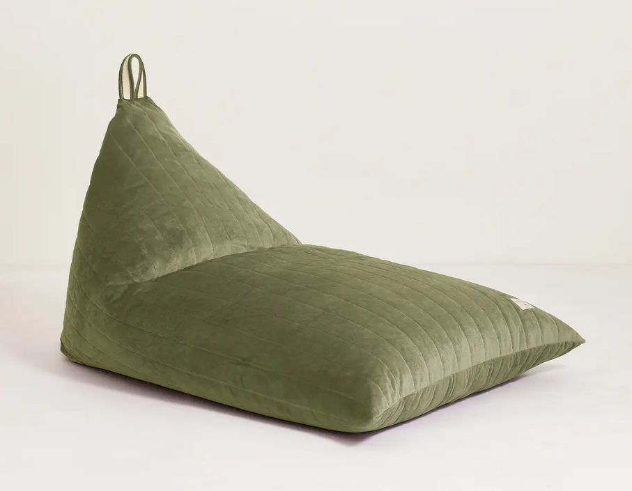 Nobodinoz - Pouf pour enfant Essaouira - Olive Green