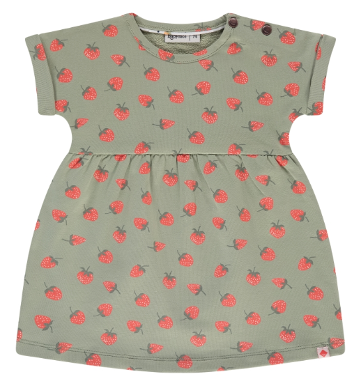 Babyface - Robe motif fraises - Pistachio