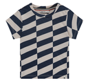 Babyface - T-shirt manches courtes à carreaux garçon - Navy