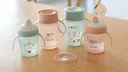 Suavinex - Tasse d'apprentissage 200ml - 6M+ - Rose - Vert