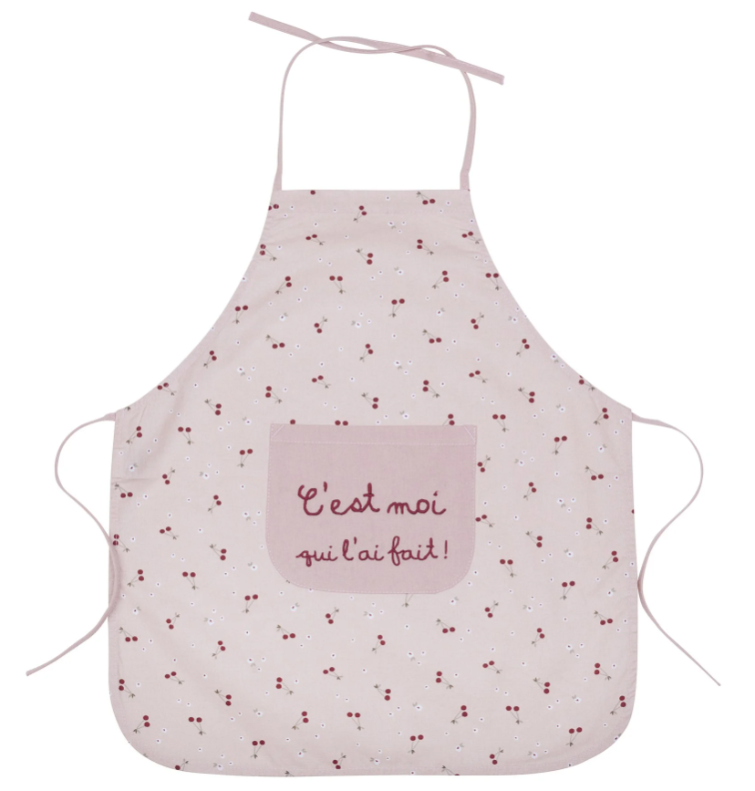 BB&amp;Co - Tablier de cuisine &quot;C’est moi qui l’ai fait&quot; - Cerises