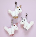 Histoire d'Ours - Porte-clé licorne or