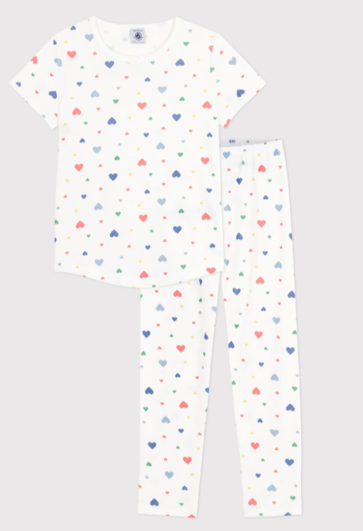 Petit bateau - Pyjama - Cœurs multicolores