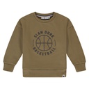 STAINS &amp; STORIES - Sweatshirt brun à motif - Garçon