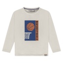 STAINS &amp; STORIES - T-Shirt à longues manches et à motifs - Beige - Garçon