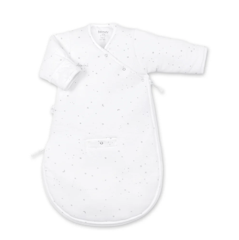 Bemini - MAGIC BAG 1-4m Pady Jersey + Jersey -  Tog 3 - Little Stars Print Ecru