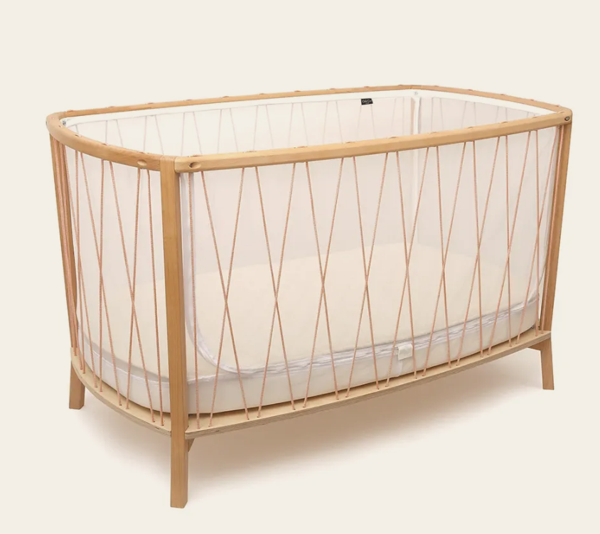Charlie Crane - Lit Bébé KIMI avec Matelas Cocolatex - Bois de rose