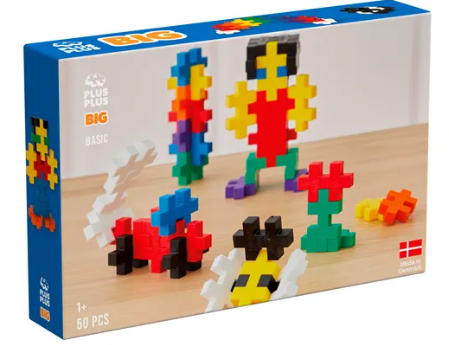 PLUS PLUS - Big Basic - 50 pièces - 1 an +