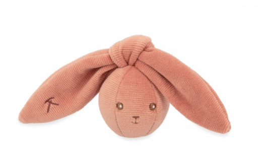 Kaloo - Balle hochet lapin terracotta