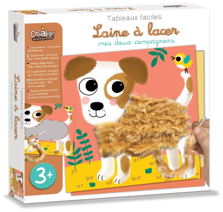 Crealign' - Laine à lacer - Mes Doux Compagnons - 3 ans +