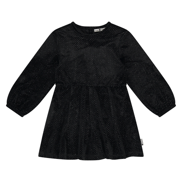 STAINS &amp; STORIES - Robe noire à paillettes - Fille