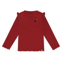STAINS &amp; STORIES - T-shirt rouge à longues manches - Fille
