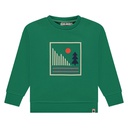 STAINS &amp; STORIES - Sweatshirt vert - Garçon