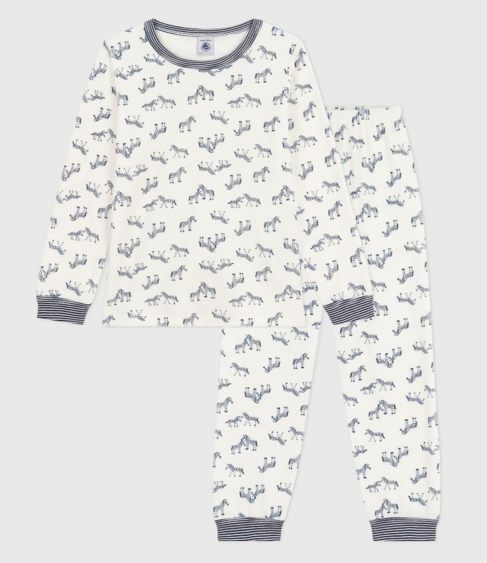 Petit Bateau - Pyjama 2 pièces - Zèbres