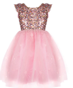 Great pretenders - robe à sequins - 3/4 ans