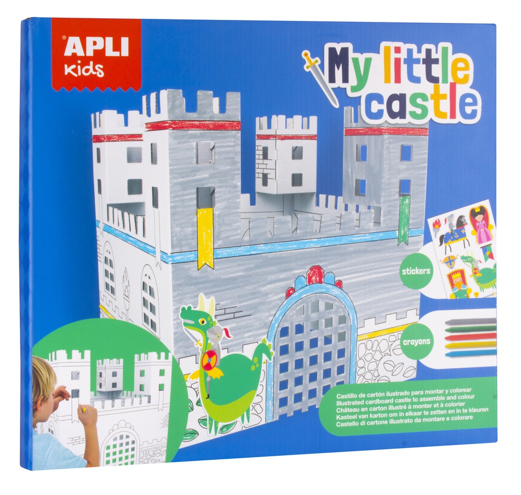 Apli - Château en carton à monter et décorer