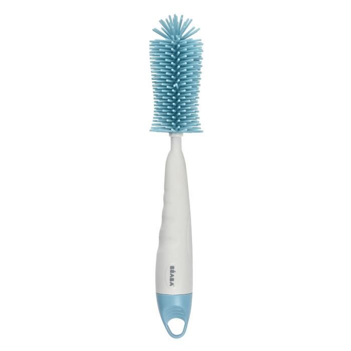 Béaba - Goupillon en silicone - bleu