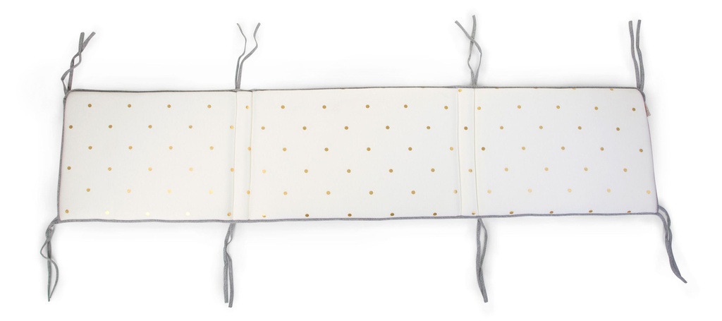 Childhome - Tour de Lit - jersey gold dots - 35x170 cm