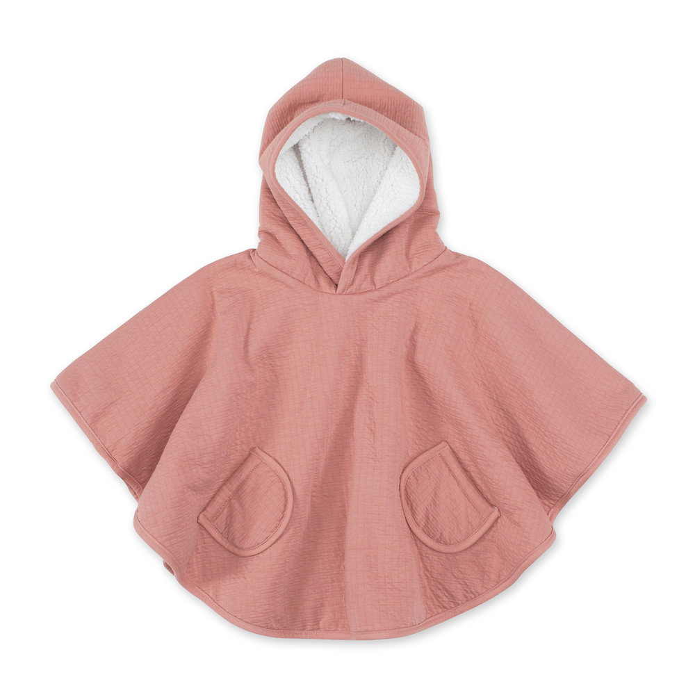 Bemini - Poncho de Voyage 9-36m  Tetra jersey + Teddy - Bambi