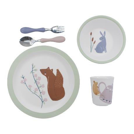 Sebra - Set Repas 5 Pièces - Forêt