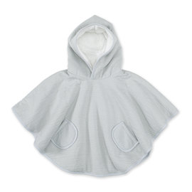 Bemini - Poncho de Voyage 9/36m - Tetra jersey + teddy - Gris