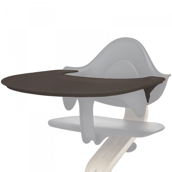 Nomi - Tablette pour chaise haute évolutive - Café - New