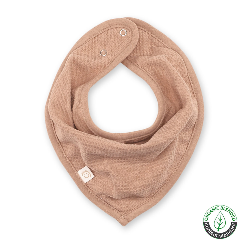 Bemini - Bandana waterproof en coton BIO - Macaron/Natural