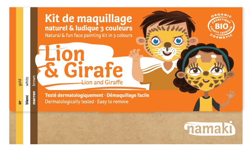 Namaki - Kit de maquillage - Lion/Girafe