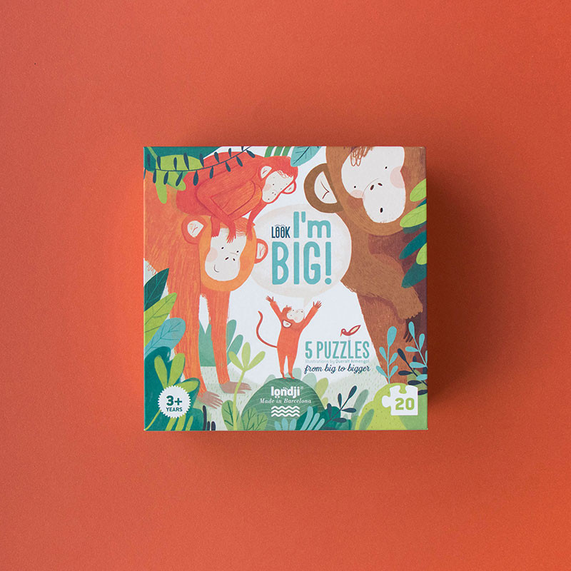 Londji - Puzzles 5x 4p. - Look I'm Big !
