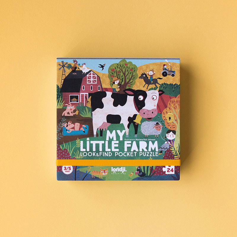 Londji - Puzzle 24p. - My Little Farm pocket