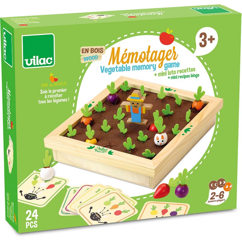 Vilac - Mémotager - Jour de Récolte  - dès 3 ans