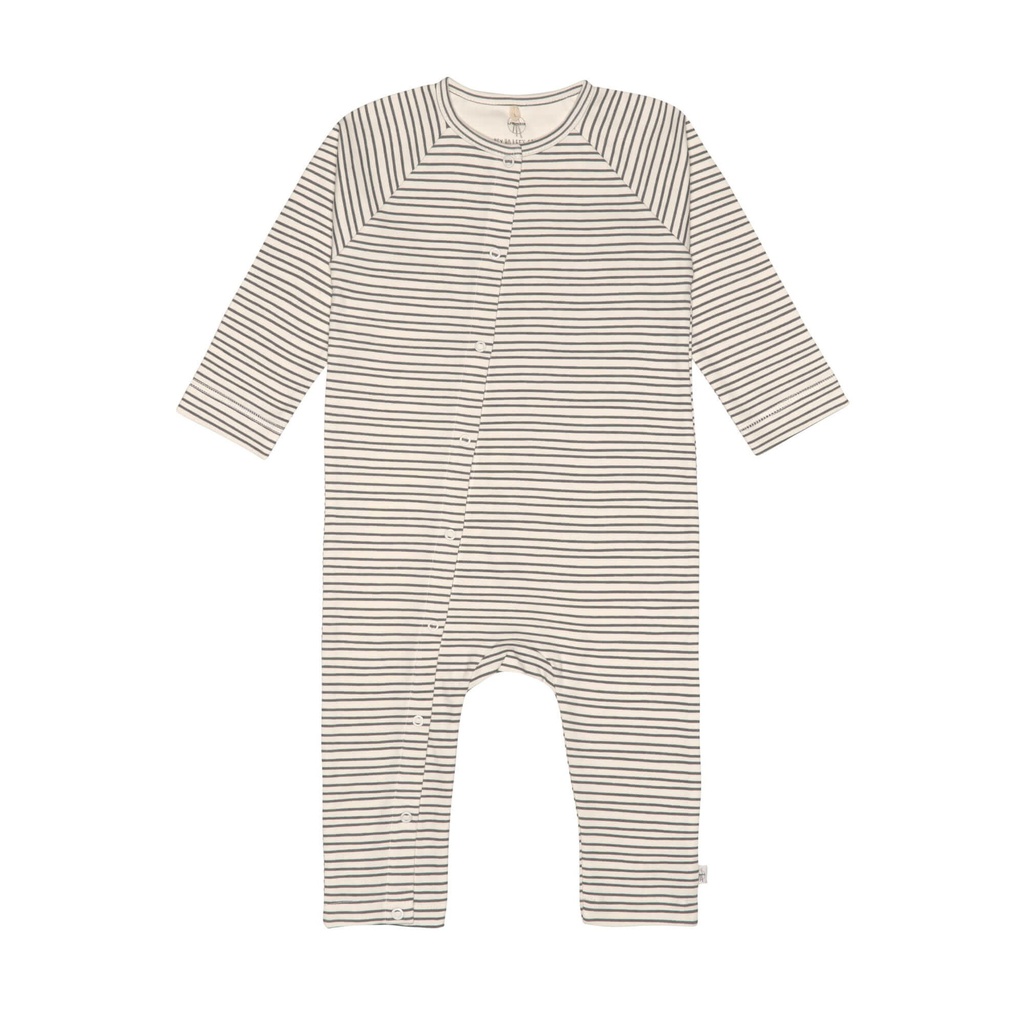 Lassig - Pyjama sans pieds - Cozy Colors, Rayé Gris Anthracite