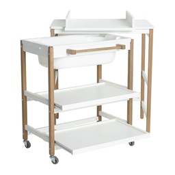 [05051922N] QUAX - Meuble de Bain Smart - Blanc/Naturel