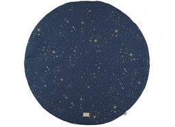 Nobodinoz - Tapis de jeux rond - Full Moon - Gold Stella/Night Blue