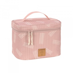 Lassig - Beauty Case Caddy To Go - Rayures rose