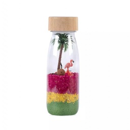 Petit Boum - Bouteille sensorielle Spy - Flamingo