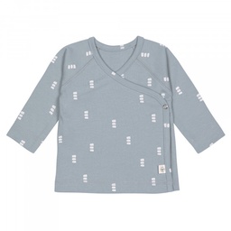 Lassig - T-shirt Kimono - Blocks Light Blue